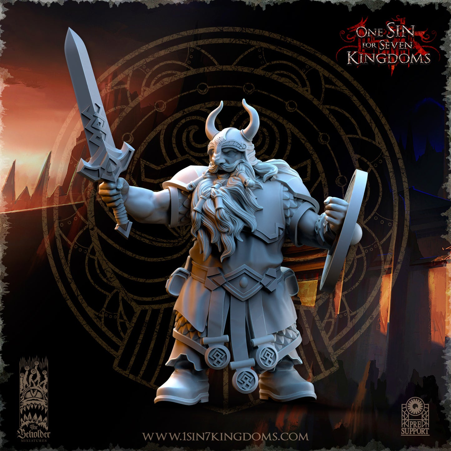 DK - Ingénieurs de guerre - BR – ROYAUME DES NAINS - Fantasy – The Beholder Miniatures 25-05 Nouveau