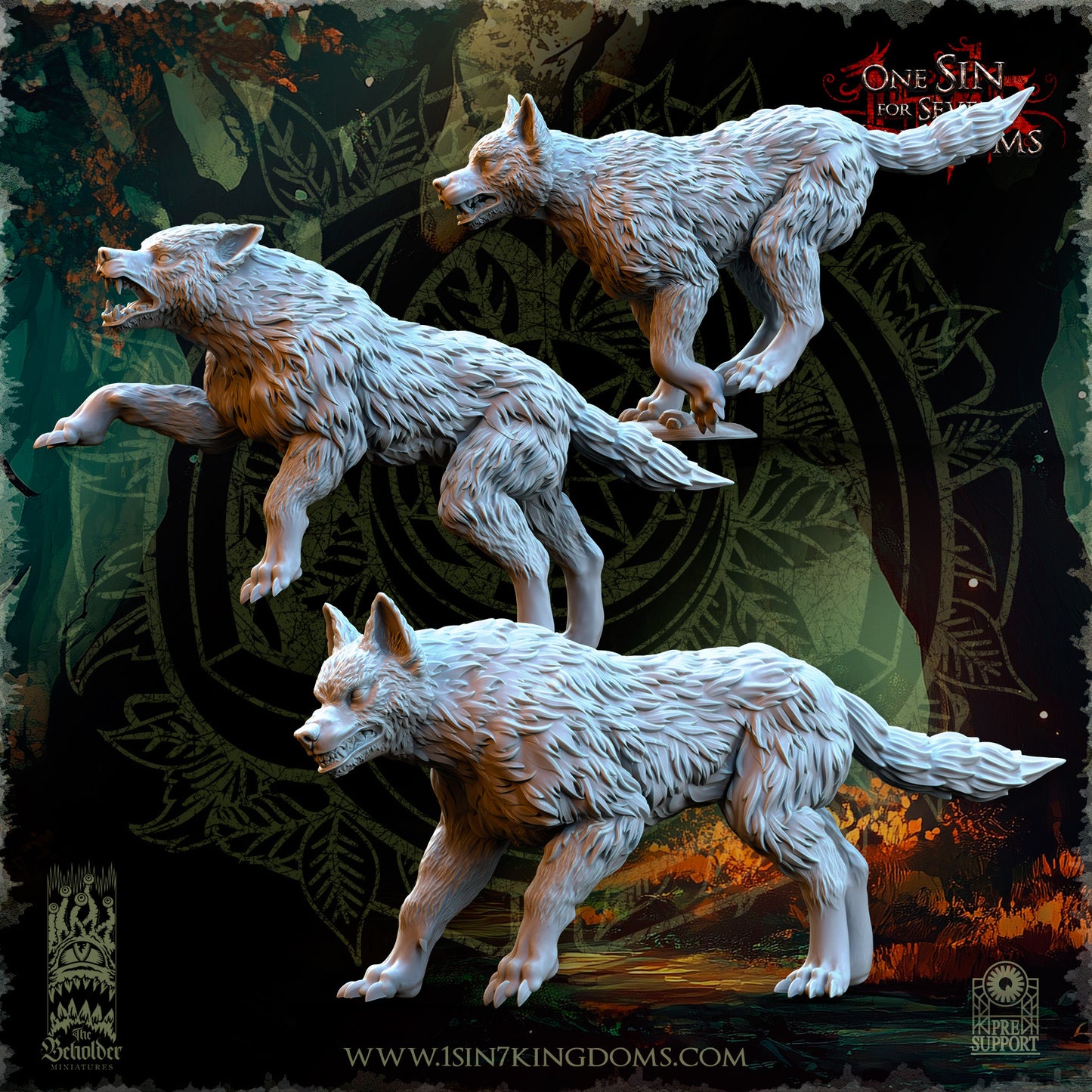 EE - Animals (no Beastmasters) - BR - EVERGREEN ELVES - The Beholder Miniatures 25-10 Novità