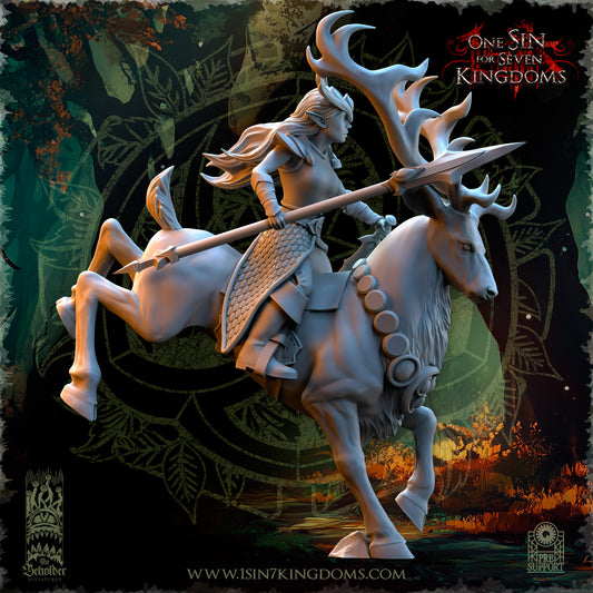 EE - Deepwood  Maidens with dagger - BR - EVERGREEN ELVES - The Beholder Miniatures 25-09 Novità