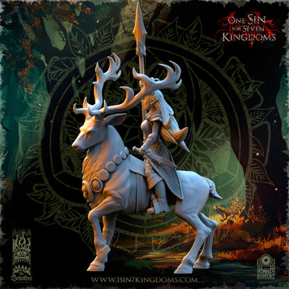 EE - Deepwood  Maidens with dagger - BR - EVERGREEN ELVES - The Beholder Miniatures 25-09 Novità