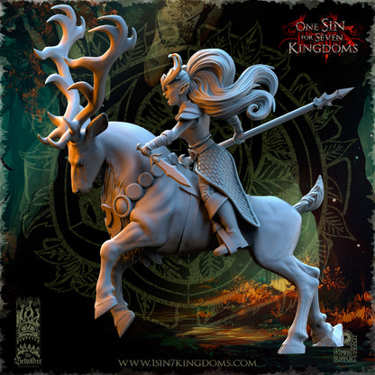 EE - Deepwood  Maidens with dagger - BR - EVERGREEN ELVES - The Beholder Miniatures 25-09 Novità