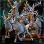 EE - Deepwood Maidens with flame - BR - EVERGREEN ELVES - The Beholder Miniatures 25-09 Novità