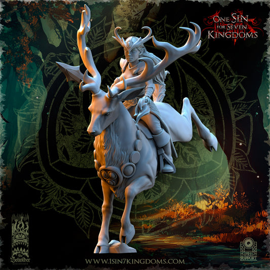 EE - Deepwood Maidens with flame - BR - EVERGREEN ELVES - The Beholder Miniatures 25-09 Novità