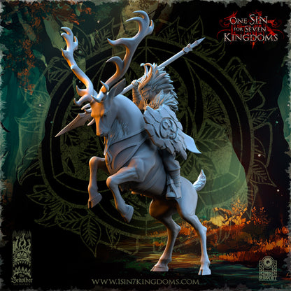 EE - Deepwood Raiders Command Group - BR - EVERGREEN ELVES - The Beholder Miniatures 25-10 Novità