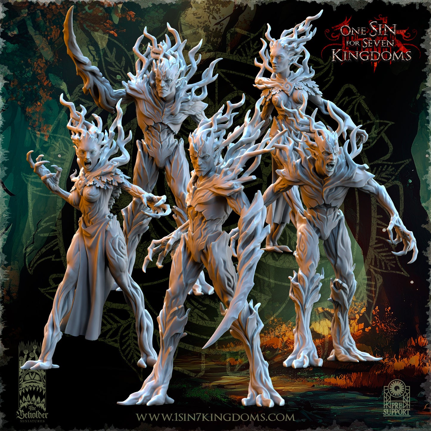 EE - Druades - BR – EVERGREEN ELVES - Fantasy – The Beholder Miniatures 25-05 New