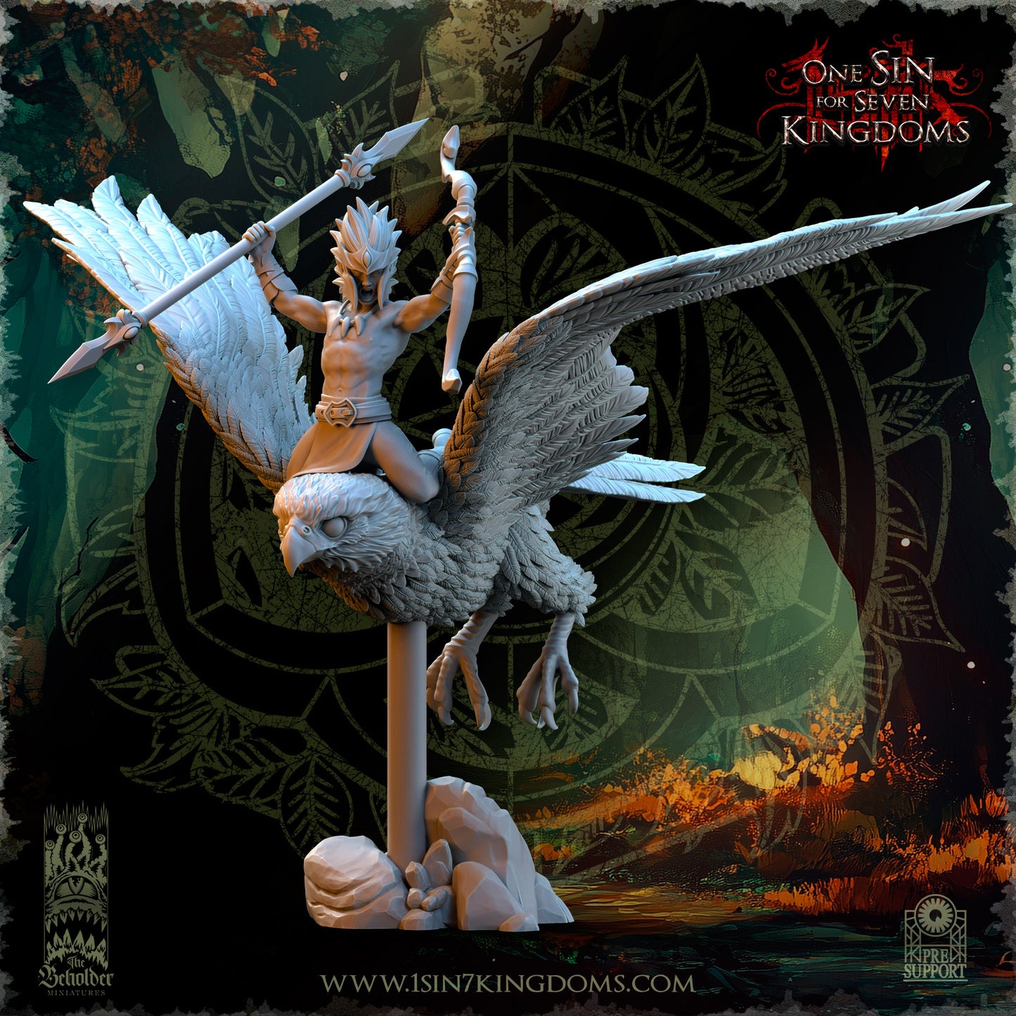 EE - Hawk Hunters - BR - EVERGREEN ELVES - The Beholder Miniatures 25-09 Novità
