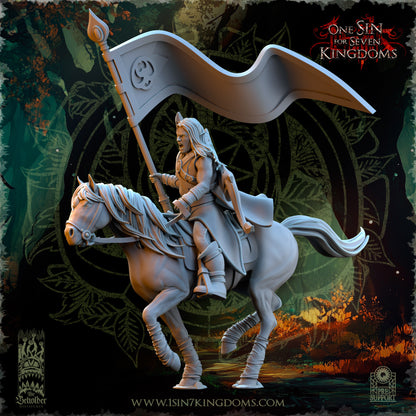 EE - Ohru Tree Shepherd - MULTI – ELFES À FEUILLES PERSISTANTES - Fantasy – The Beholder Miniatures 25-04