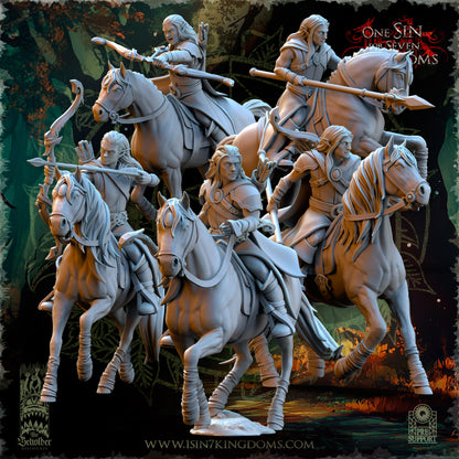 EE - Ohru Tree Shepherd - MULTI – ELFES À FEUILLES PERSISTANTES - Fantasy – The Beholder Miniatures 25-04
