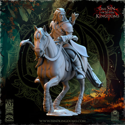 EE - Ohru Tree Shepherd - MULTI – ELFES À FEUILLES PERSISTANTES - Fantasy – The Beholder Miniatures 25-04