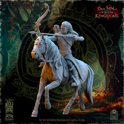 EE - Ohru Tree Shepherd - MULTI – ELFES À FEUILLES PERSISTANTES - Fantasy – The Beholder Miniatures 25-04