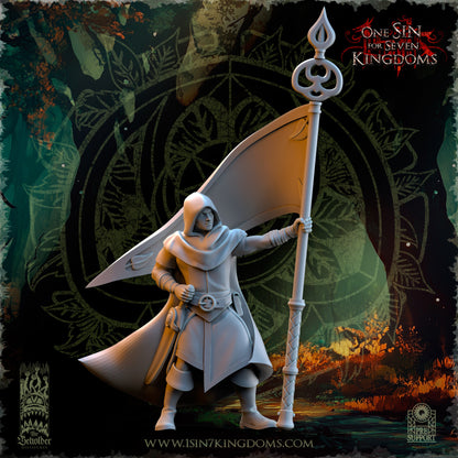 EE - Ohru Tree Shepherd - MULTI – ELFES À FEUILLES PERSISTANTES - Fantasy – The Beholder Miniatures 25-04
