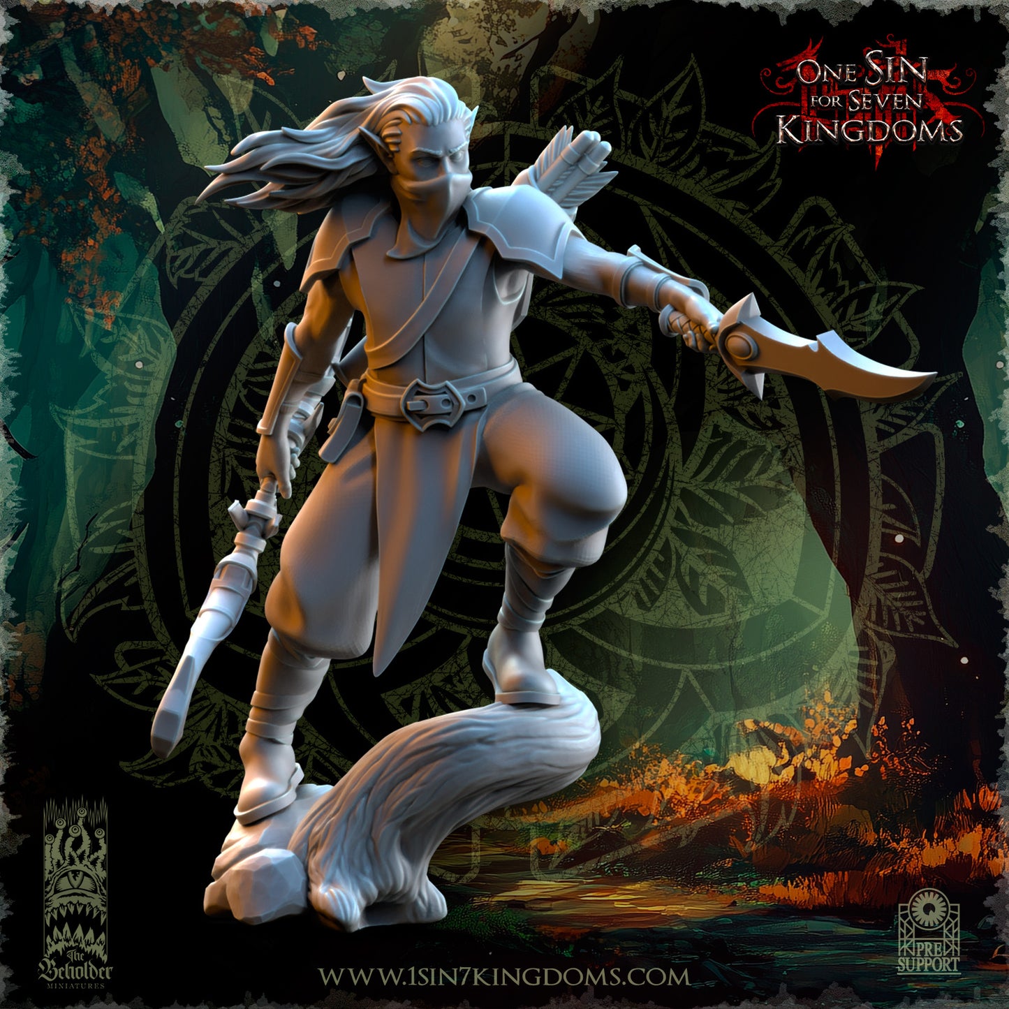 EE - Shadowstalkers - BR – EVERGREEN ELVES - Fantasy – The Beholder Miniatures 25-05 New