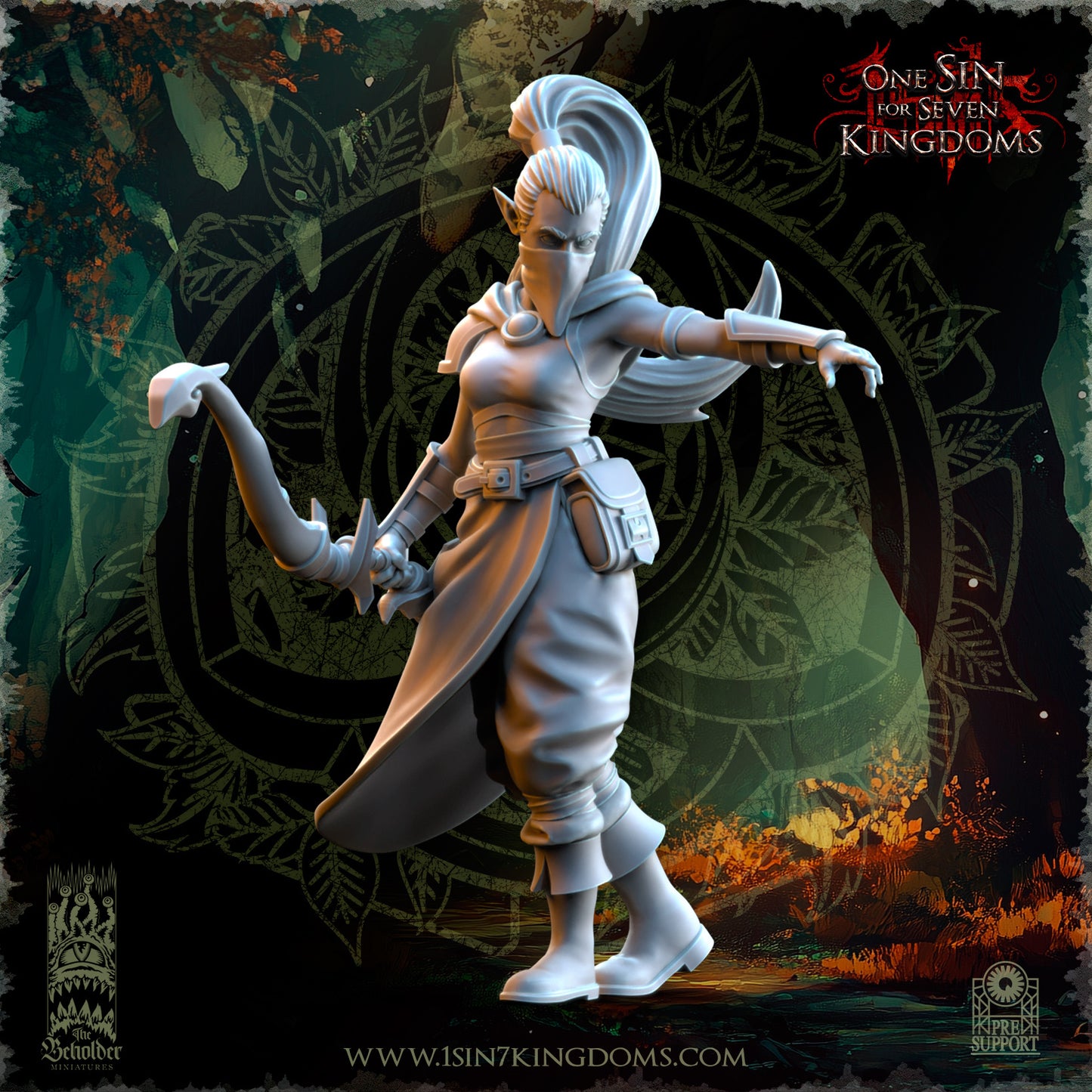 EE - Shadowstalkers - BR – EVERGREEN ELVES - Fantasy – The Beholder Miniatures 25-05 New
