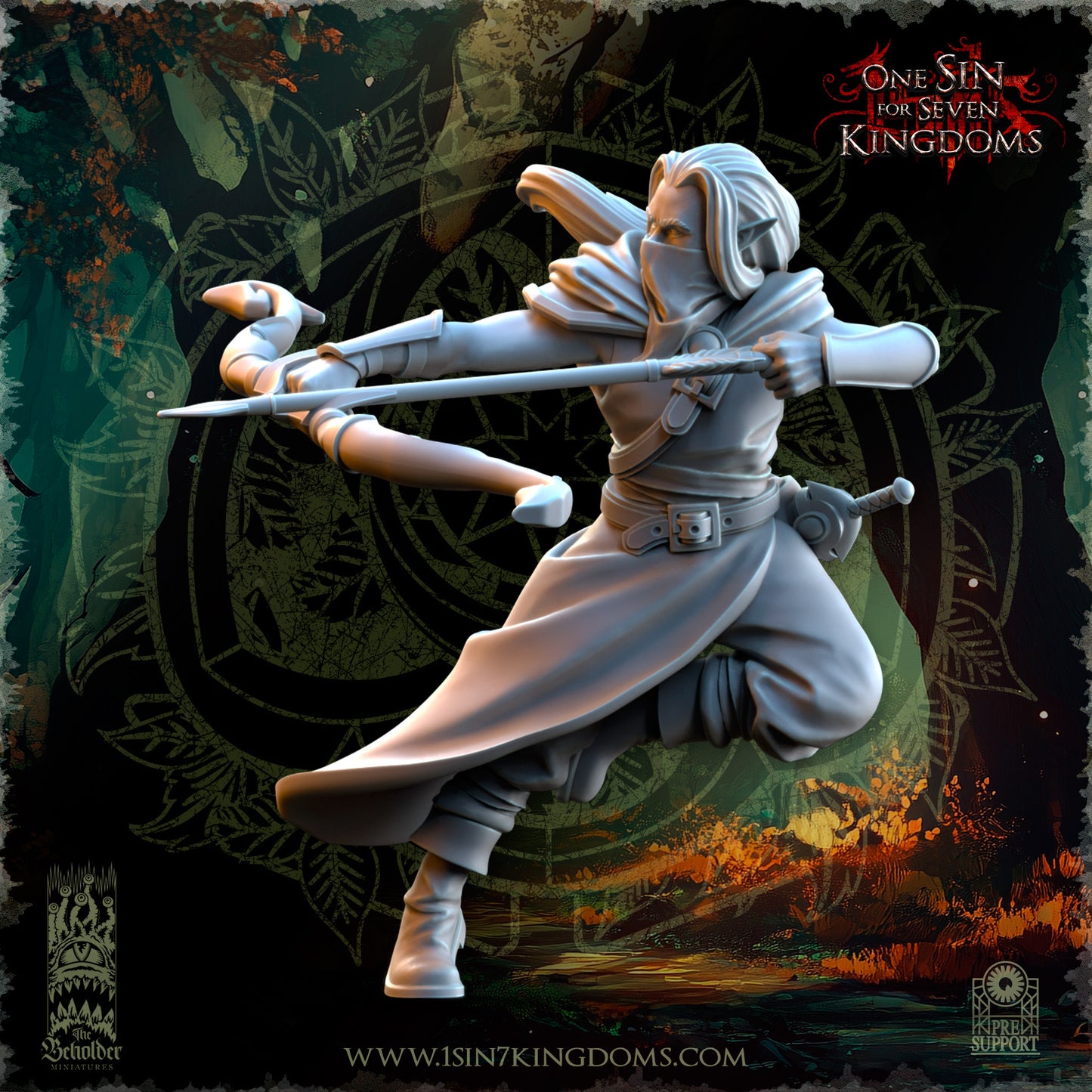 EE - Shadowstalkers - BR – EVERGREEN ELVES - Fantasy – The Beholder Miniatures 25-05 New