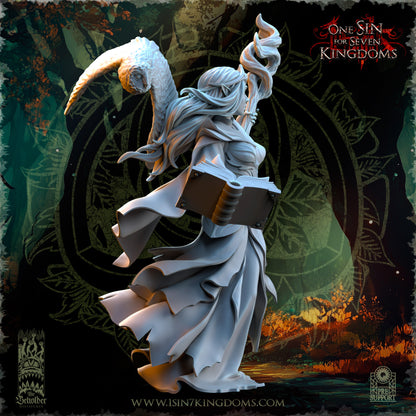 EE - Nuara Whisoper of the Trees - BR - EVERGREEN ELVES - The Beholder Miniatures 25-04