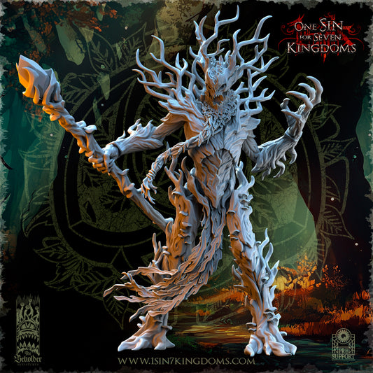 EE - Ohru Tree Shepherd - MULTI – EVERGREEN ELVES - Fantasy – The Beholder Miniatures 25-04