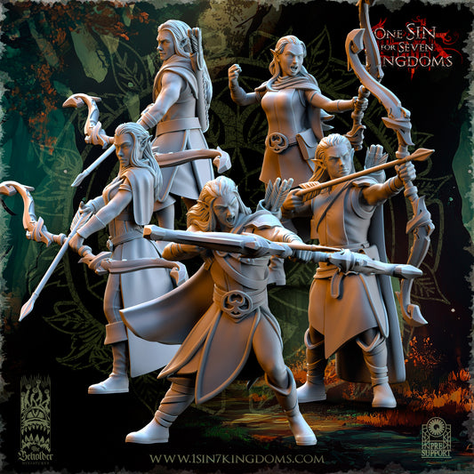 EE - Rangers - BR - EVERGREEN ELVES - The Beholder Miniatures 25-04