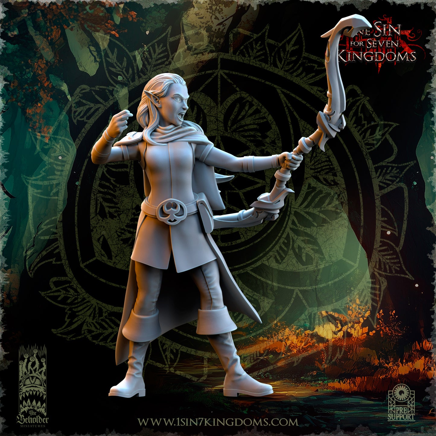 EE - Rangers - BR - EVERGREEN ELVES - The Beholder Miniatures 25-04