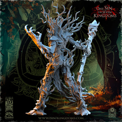 EE - Ohru Tree Shepherd - MULTI – EVERGREEN ELVES - Fantasy – The Beholder Miniatures 25-04