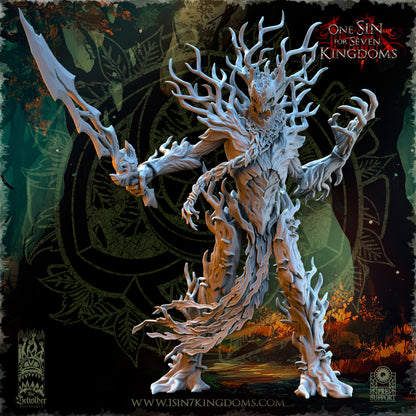 EE - Ohru Tree Shepherd - MULTI – EVERGREEN ELVES - Fantasy – The Beholder Miniatures 25-04