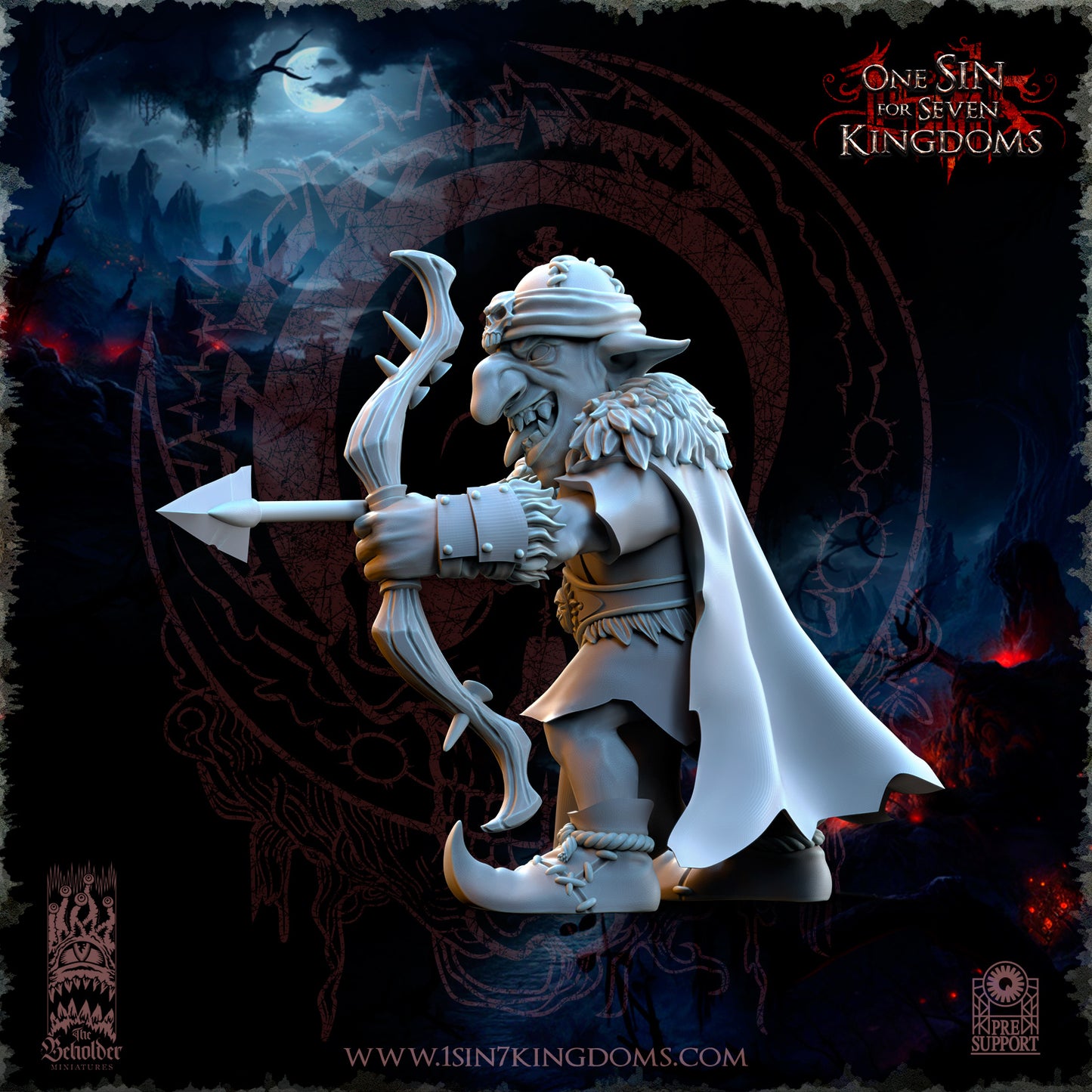 EE - Ohru Tree Shepherd - MULTI – ELFES À FEUILLES PERSISTANTES - Fantasy – The Beholder Miniatures 25-04