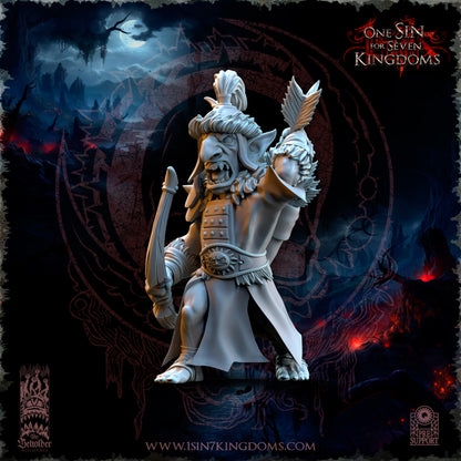 EE - Ohru Tree Shepherd - MULTI – ELFES À FEUILLES PERSISTANTES - Fantasy – The Beholder Miniatures 25-04