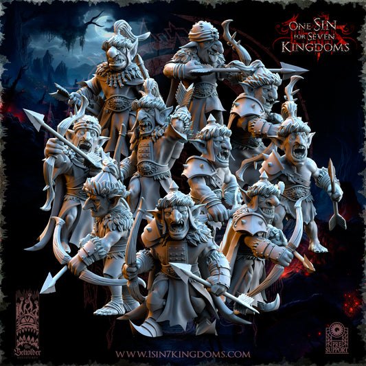 EE - Ohru Tree Shepherd - MULTI – ELFES À FEUILLES PERSISTANTES - Fantasy – The Beholder Miniatures 25-04