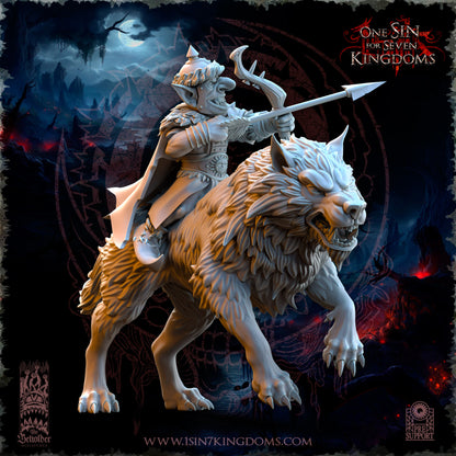 EE - Ohru Tree Shepherd - MULTI – ELFES À FEUILLES PERSISTANTES - Fantasy – The Beholder Miniatures 25-04