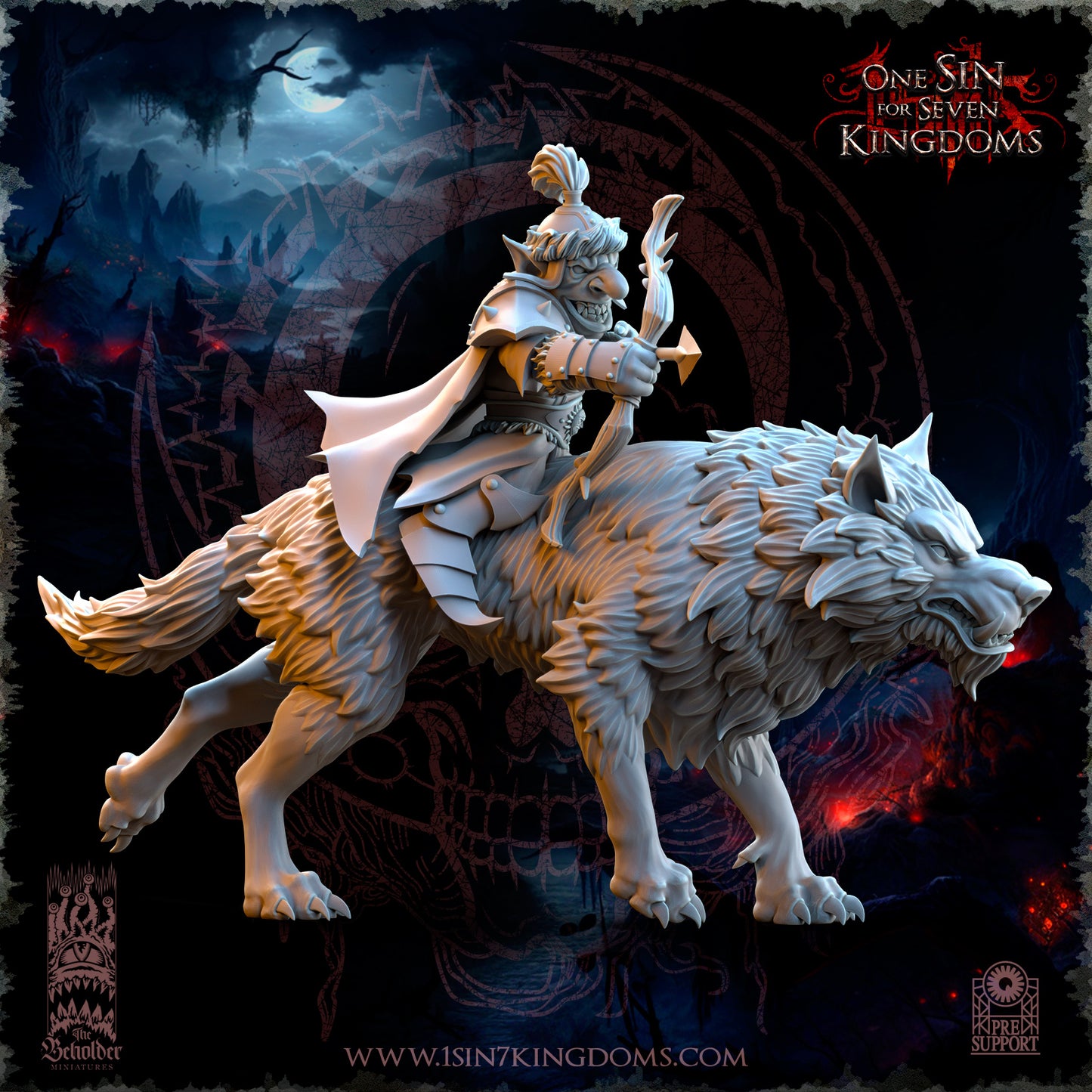 EE - Ohru Tree Shepherd - MULTI – ELFES À FEUILLES PERSISTANTES - Fantasy – The Beholder Miniatures 25-04