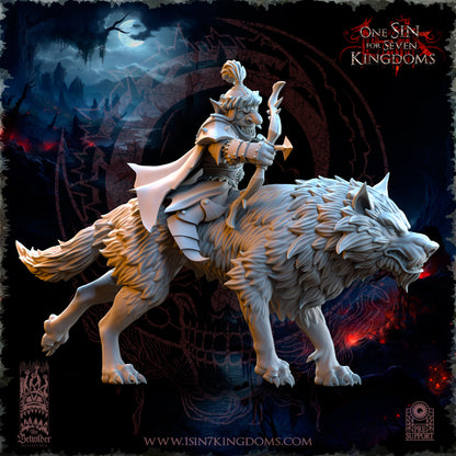 EE - Ohru Tree Shepherd - MULTI – ELFES À FEUILLES PERSISTANTES - Fantasy – The Beholder Miniatures 25-04