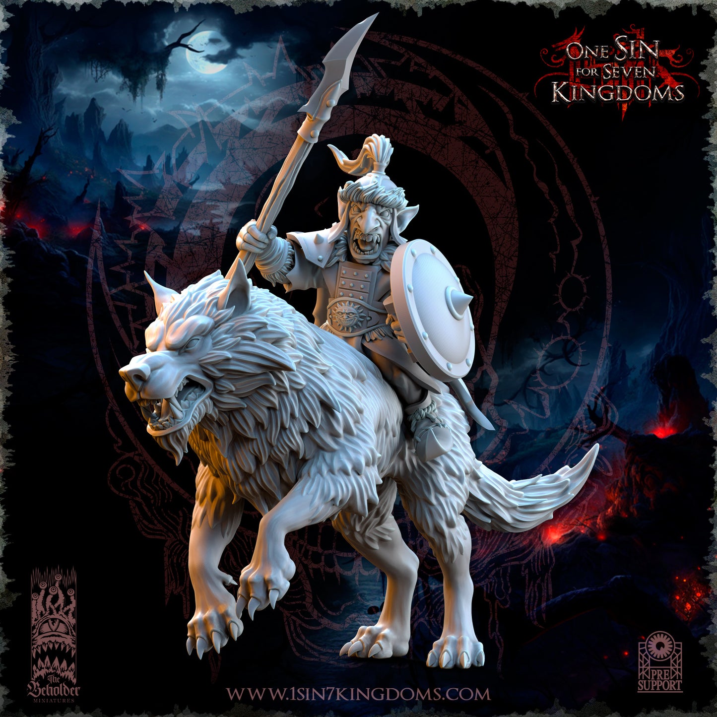 EE - Ohru Tree Shepherd - MULTI – ELFES À FEUILLES PERSISTANTES - Fantasy – The Beholder Miniatures 25-04