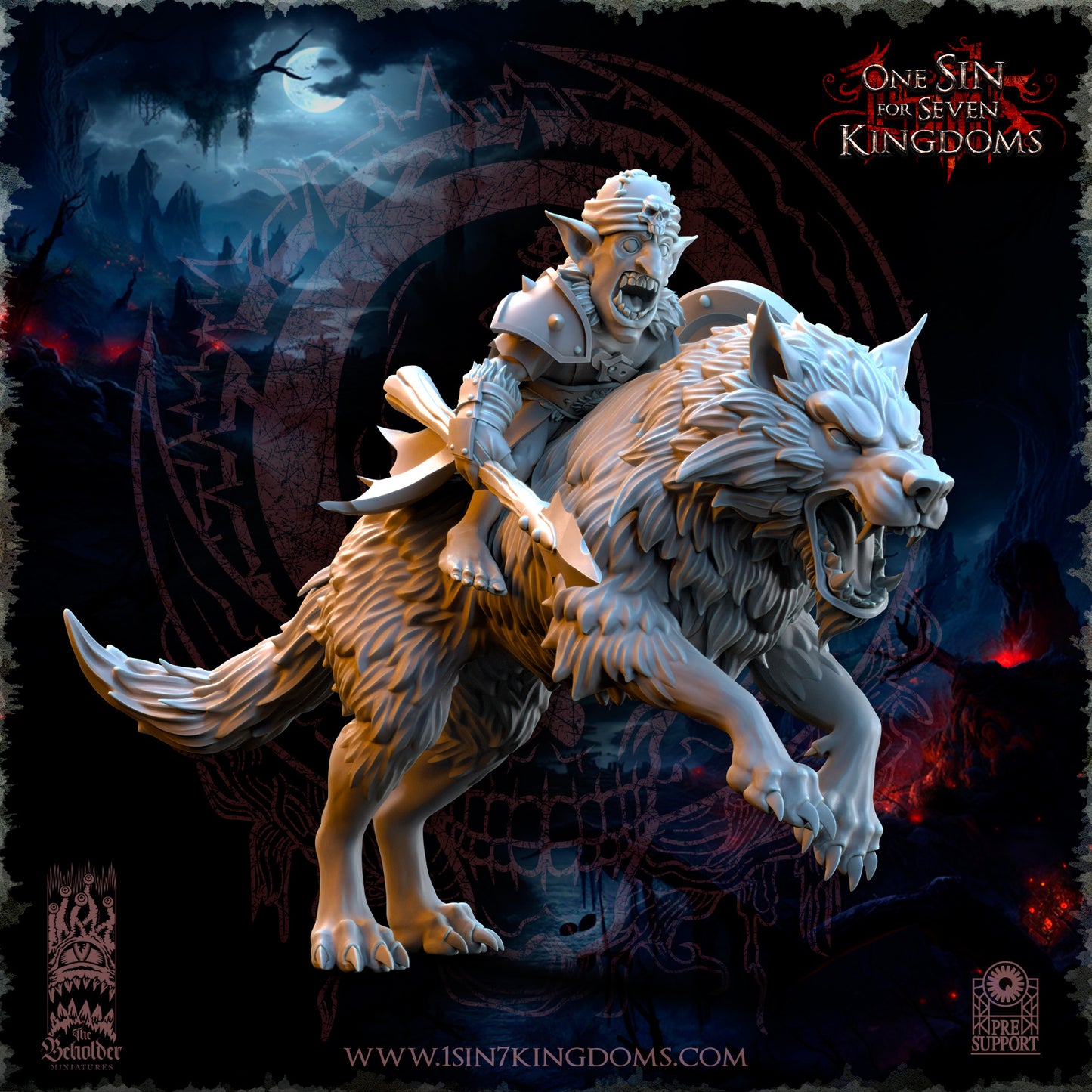 EE - Ohru Tree Shepherd - MULTI – ELFES À FEUILLES PERSISTANTES - Fantasy – The Beholder Miniatures 25-04