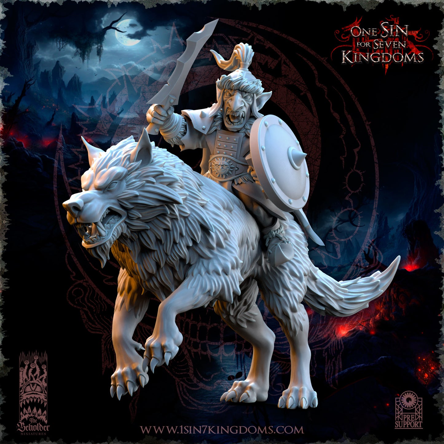EE - Ohru Tree Shepherd - MULTI – ELFES À FEUILLES PERSISTANTES - Fantasy – The Beholder Miniatures 25-04