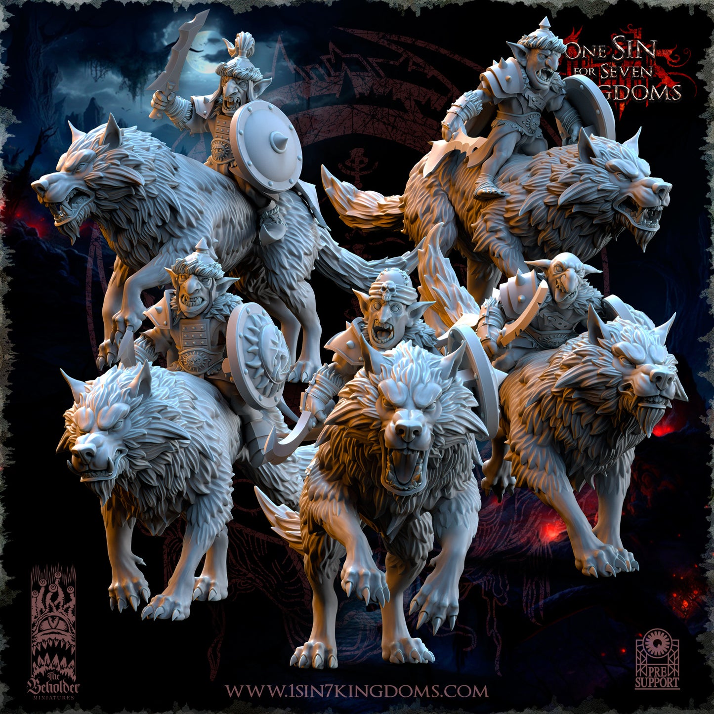 EE - Ohru Tree Shepherd - MULTI – ELFES À FEUILLES PERSISTANTES - Fantasy – The Beholder Miniatures 25-04
