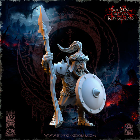 EE - Ohru Tree Shepherd - MULTI – ELFES À FEUILLES PERSISTANTES - Fantasy – The Beholder Miniatures 25-04