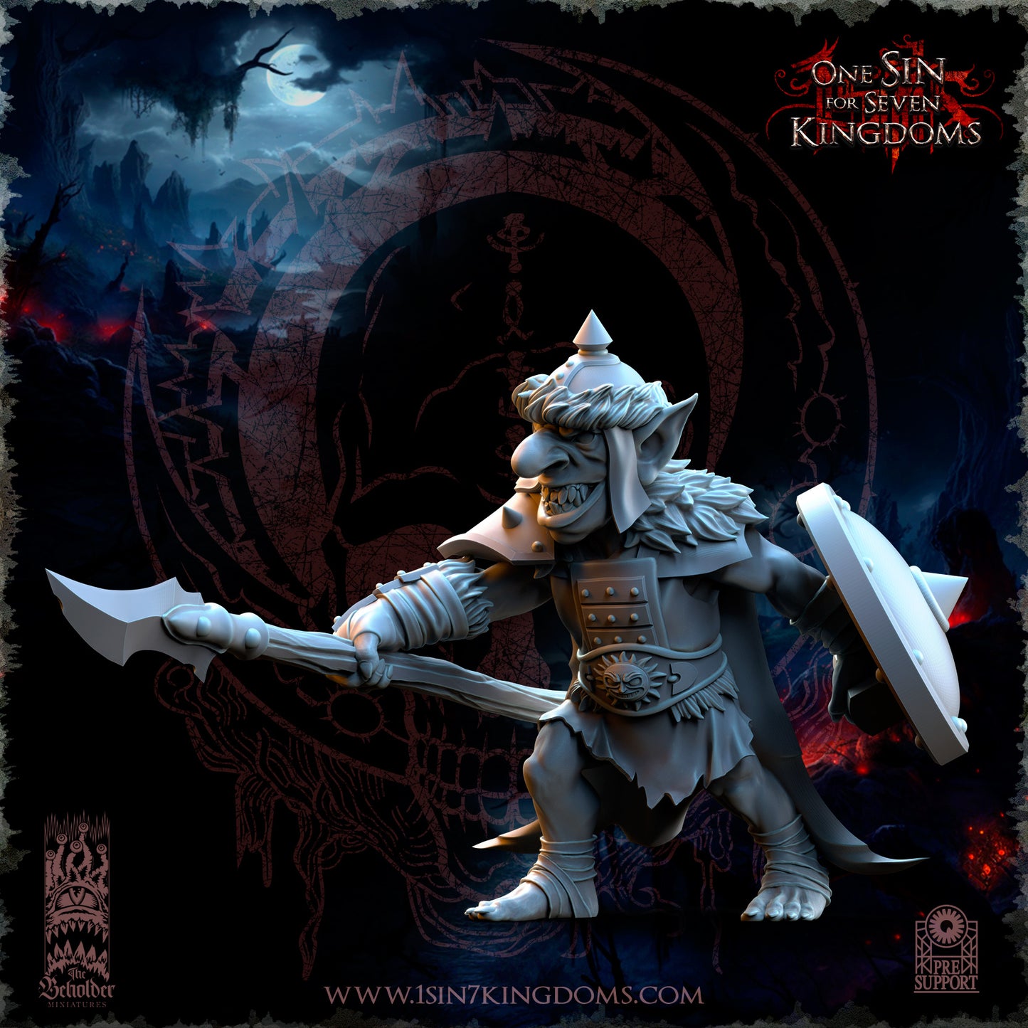 EE - Ohru Tree Shepherd - MULTI – ELFES À FEUILLES PERSISTANTES - Fantasy – The Beholder Miniatures 25-04