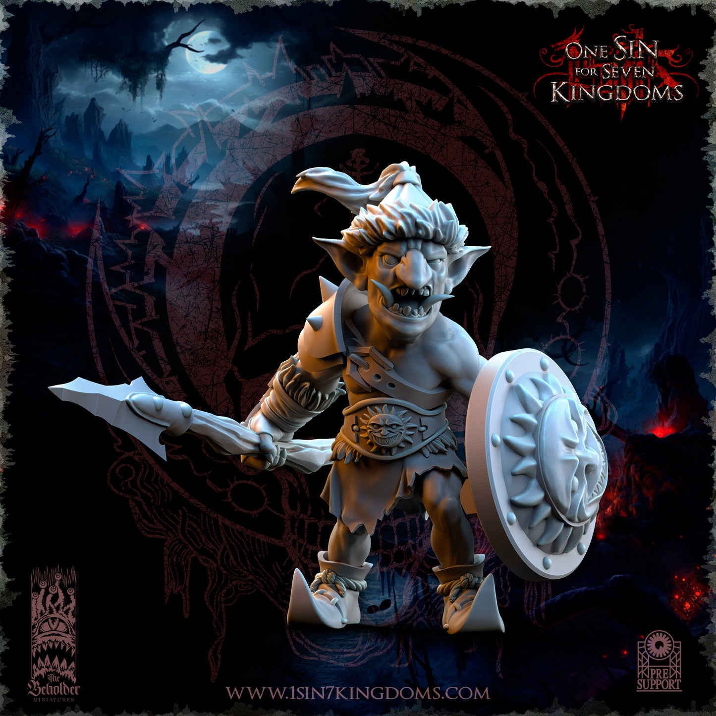 EE - Ohru Tree Shepherd - MULTI – ELFES À FEUILLES PERSISTANTES - Fantasy – The Beholder Miniatures 25-04