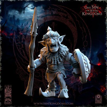 EE - Ohru Tree Shepherd - MULTI – ELFES À FEUILLES PERSISTANTES - Fantasy – The Beholder Miniatures 25-04