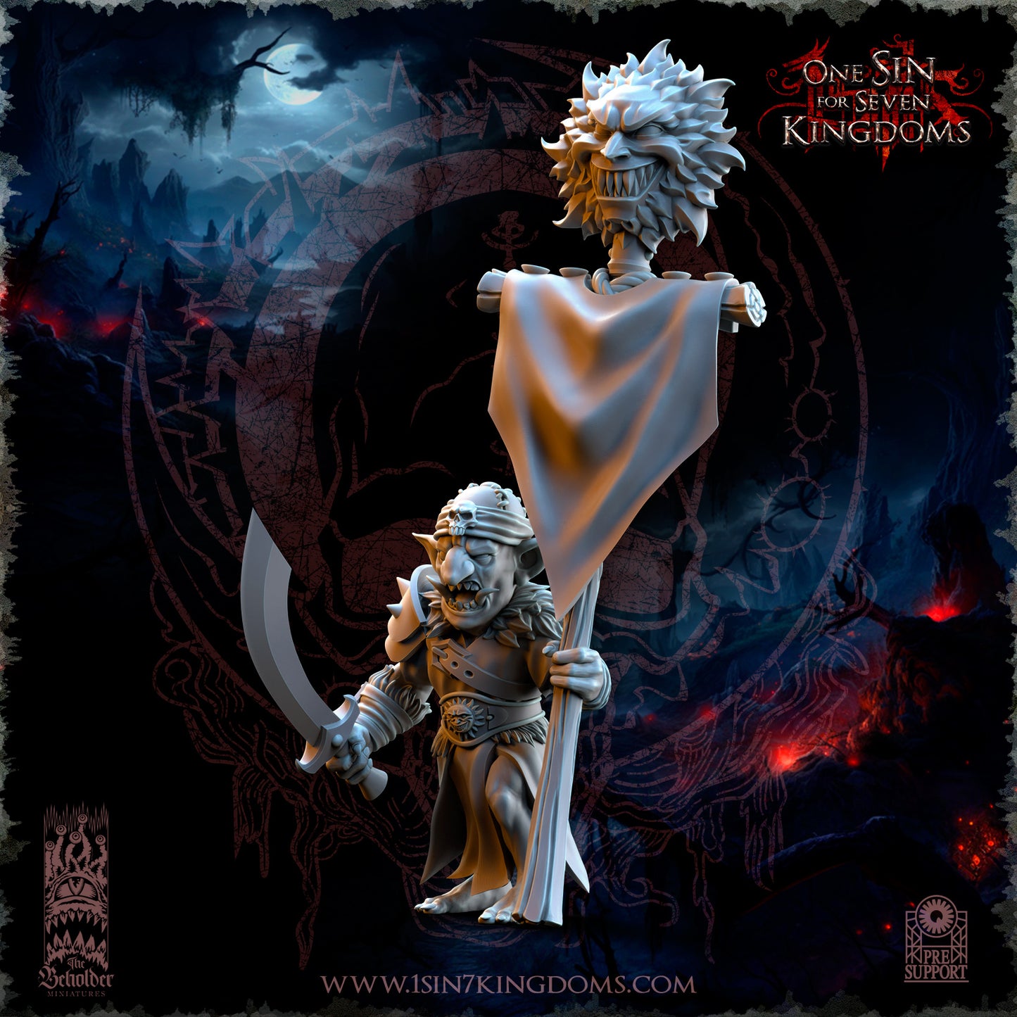 EE - Ohru Tree Shepherd - MULTI – ELFES À FEUILLES PERSISTANTES - Fantasy – The Beholder Miniatures 25-04