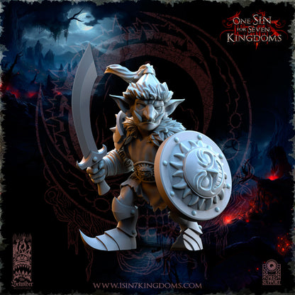 EE - Ohru Tree Shepherd - MULTI – ELFES À FEUILLES PERSISTANTES - Fantasy – The Beholder Miniatures 25-04