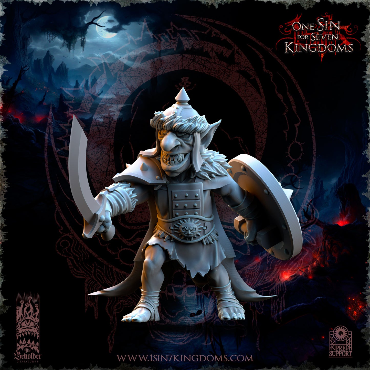 EE - Ohru Tree Shepherd - MULTI – ELFES À FEUILLES PERSISTANTES - Fantasy – The Beholder Miniatures 25-04