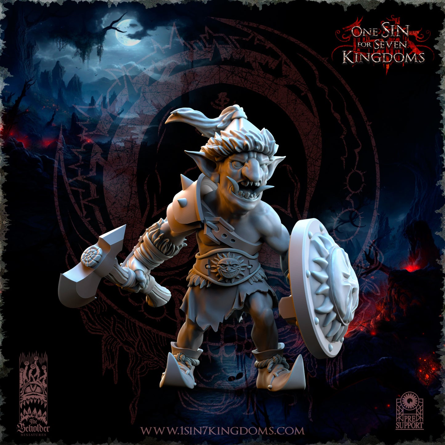 EE - Ohru Tree Shepherd - MULTI – ELFES À FEUILLES PERSISTANTES - Fantasy – The Beholder Miniatures 25-04