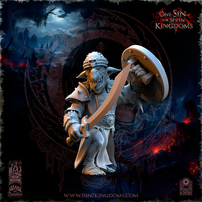 EE - Ohru Tree Shepherd - MULTI – ELFES À FEUILLES PERSISTANTES - Fantasy – The Beholder Miniatures 25-04