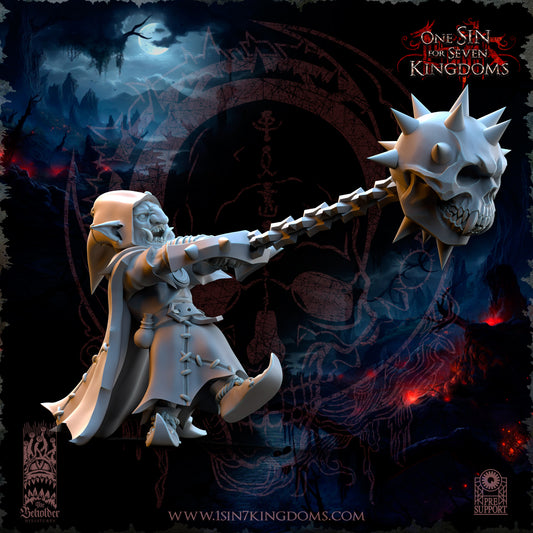 EE - Ohru Tree Shepherd - MULTI – ELFES À FEUILLES PERSISTANTES - Fantasy – The Beholder Miniatures 25-04