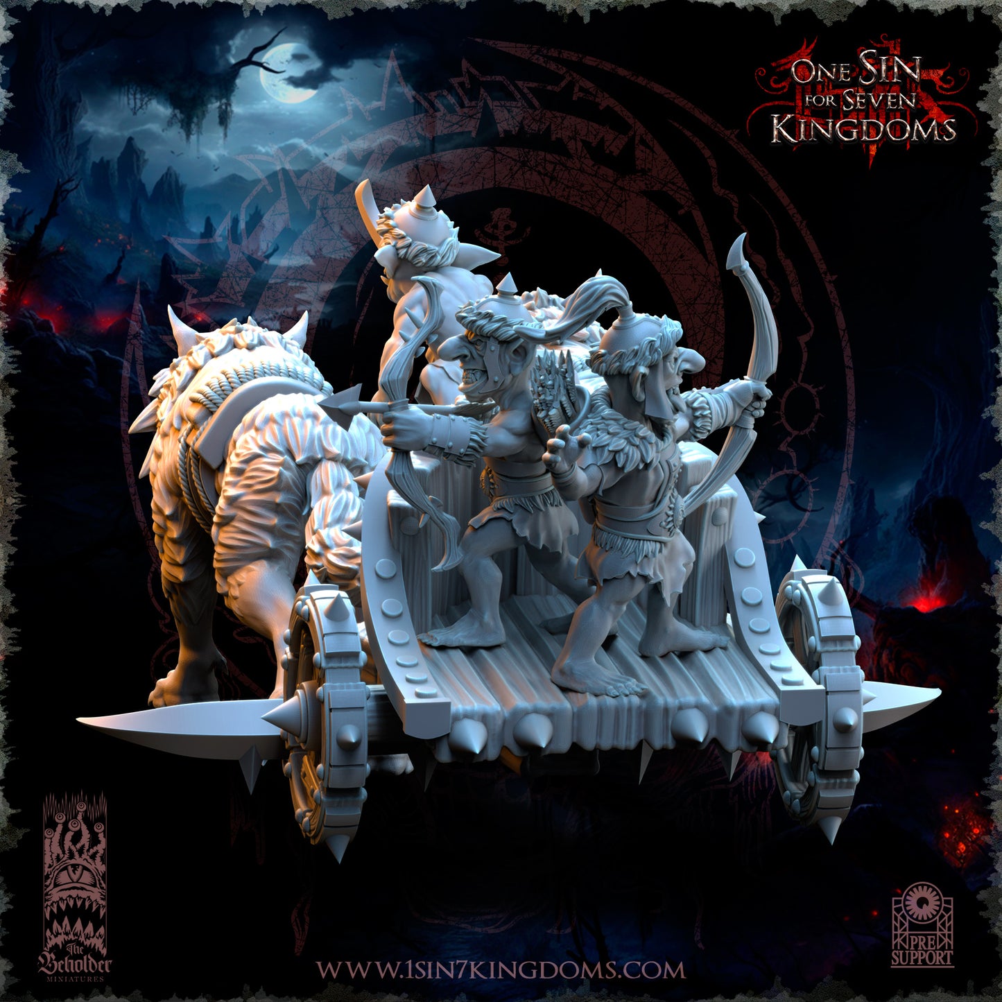 EE - Ohru Tree Shepherd - MULTI – ELFES À FEUILLES PERSISTANTES - Fantasy – The Beholder Miniatures 25-04