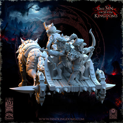 EE - Ohru Tree Shepherd - MULTI – ELFES À FEUILLES PERSISTANTES - Fantasy – The Beholder Miniatures 25-04