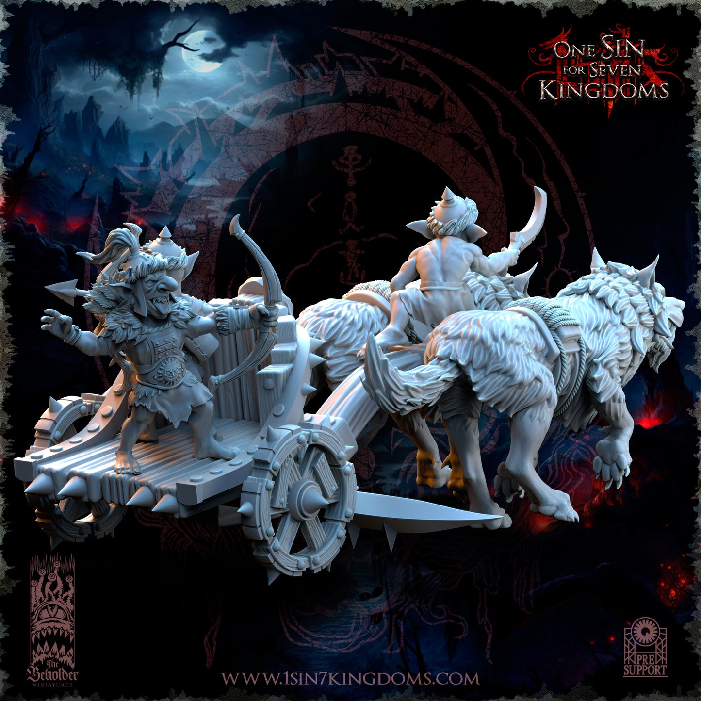EE - Ohru Tree Shepherd - MULTI – ELFES À FEUILLES PERSISTANTES - Fantasy – The Beholder Miniatures 25-04