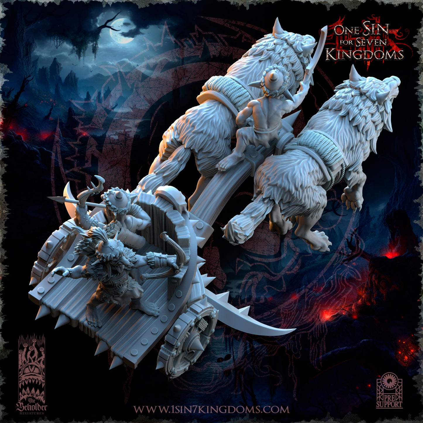 EE - Ohru Tree Shepherd - MULTI – ELFES À FEUILLES PERSISTANTES - Fantasy – The Beholder Miniatures 25-04