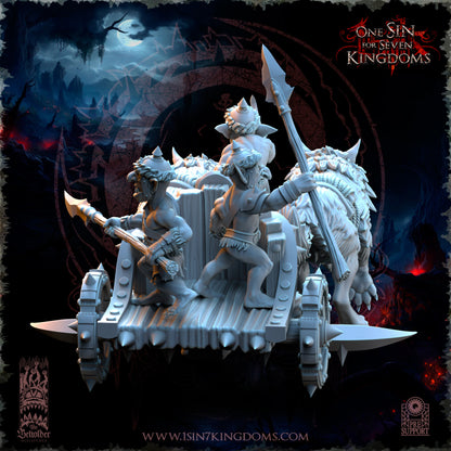 EE - Ohru Tree Shepherd - MULTI – ELFES À FEUILLES PERSISTANTES - Fantasy – The Beholder Miniatures 25-04