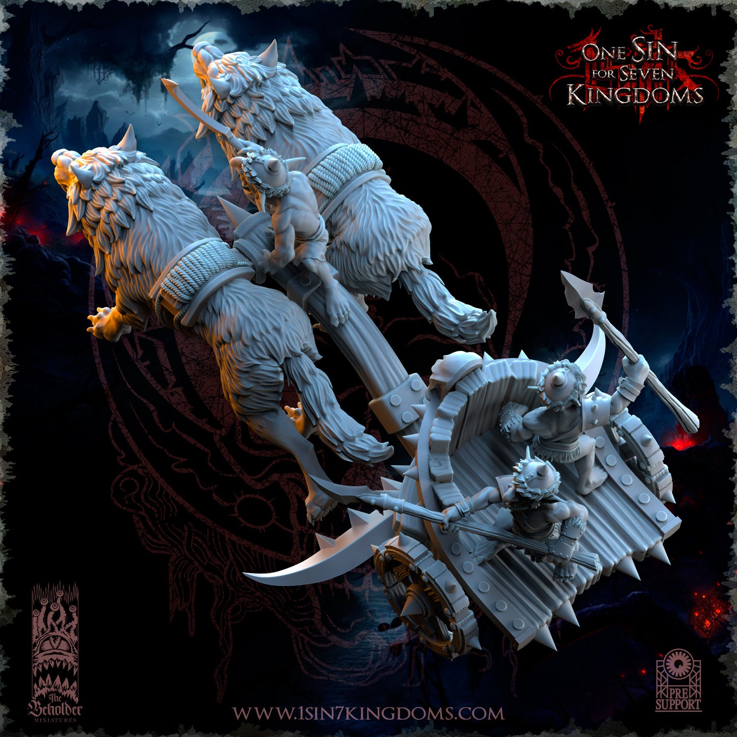 EE - Ohru Tree Shepherd - MULTI – ELFES À FEUILLES PERSISTANTES - Fantasy – The Beholder Miniatures 25-04